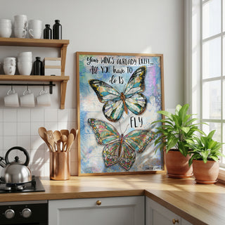 Your Wings Butterflies Art Print