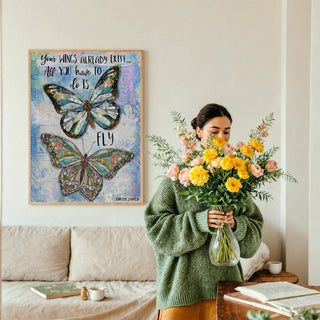 Your Wings Butterflies Art Print