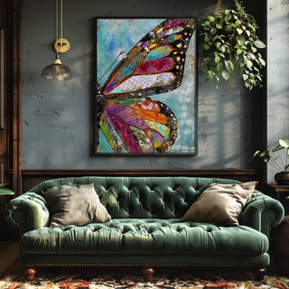 Woodland Butterfly Wing Art Print