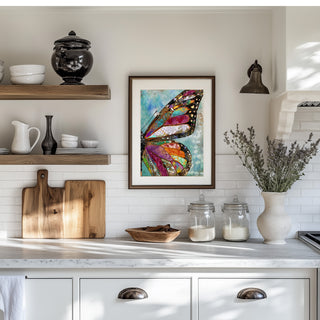 Woodland Butterfly Wing Art Print
