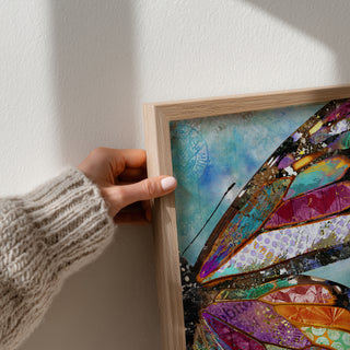 Woodland Butterfly Wing Art Print