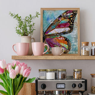 Woodland Butterfly Wing Art Print