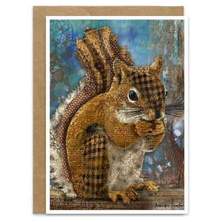 Woodland Squirrel Greeting Card