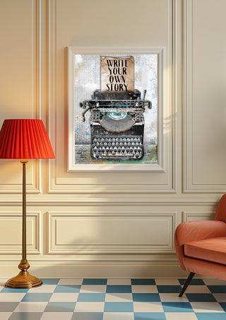 Your Story Typewriter Art Print