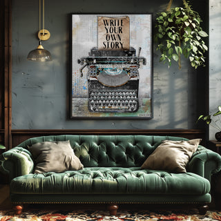 Your Story Typewriter Art Print