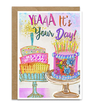 Yeaaa Birthday Greeting Card