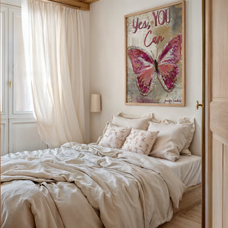 Yes, You Can Butterfly Art Print