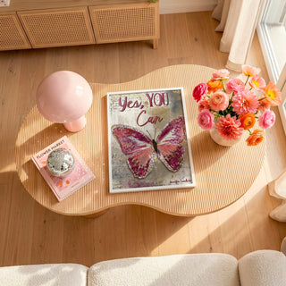Yes, You Can Butterfly Art Print