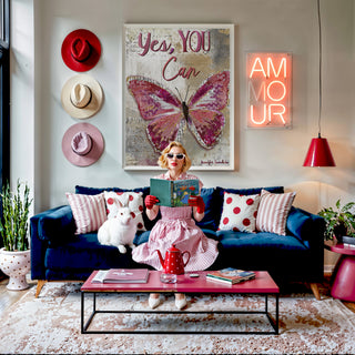Yes, You Can Butterfly Art Print