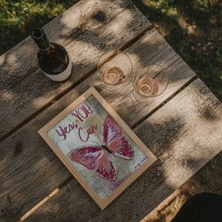 Yes, You Can Butterfly Art Print