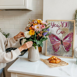 Yes, You Can Butterfly Art Print