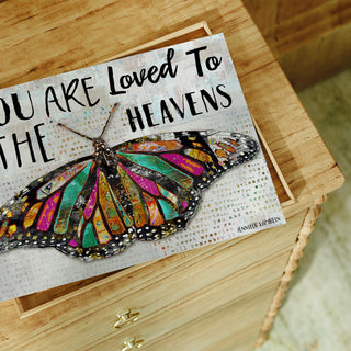 You Are Loved Butterfly Art Print