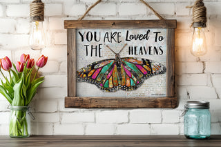 You Are Loved Butterfly Art Print