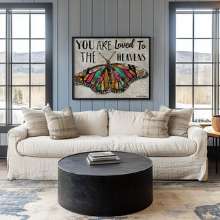 You Are Loved Butterfly Art Print