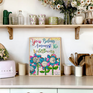 You Belong Wildflowers Art Print