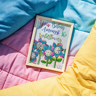 You Belong Wildflowers Art Print