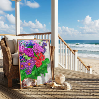 You Deserve Wildflowers Art Print