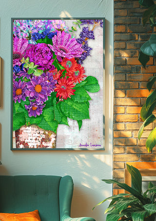 You Deserve Wildflowers Art Print