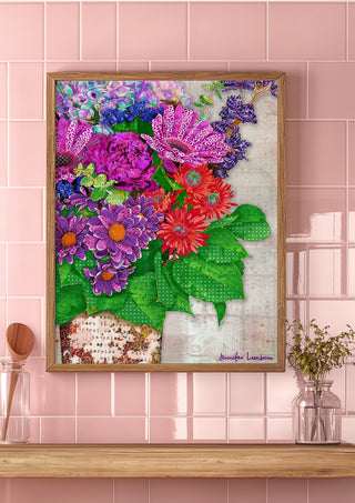 You Deserve Wildflowers Art Print