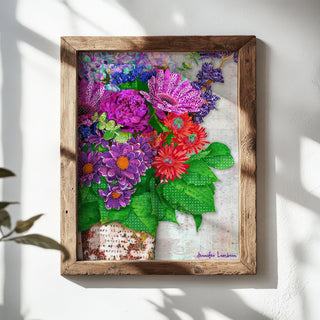 You Deserve Wildflowers Art Print