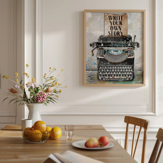 Your Story Typewriter Art Print