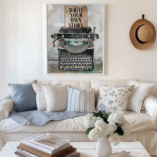 Your Story Typewriter Art Print