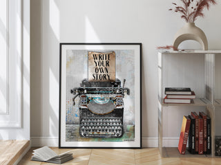 Your Story Typewriter Art Print