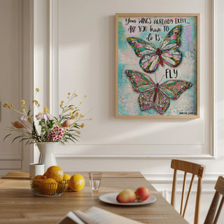 Your Wings Butterflies Art Print