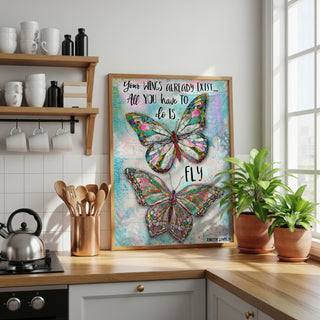 Your Wings Butterflies Art Print