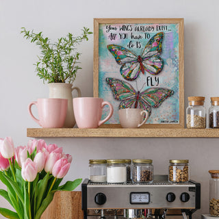 Your Wings Butterflies Art Print