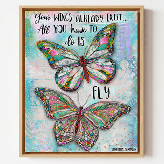 Your Wings Butterflies Art Print