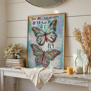 Your Wings Butterflies Art Print