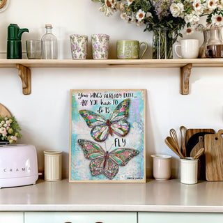 Your Wings Butterflies Art Print