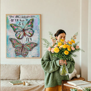 Your Wings Butterflies Art Print