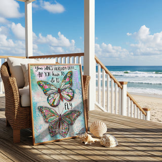 Your Wings Butterflies Art Print