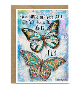 Your Wings Butterfly Greeting Card